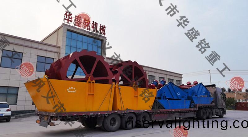 輪鬭式洗砂機