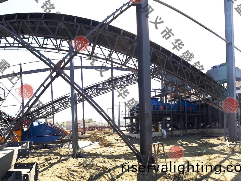 陝西河卵石製砂機生(life)産現場