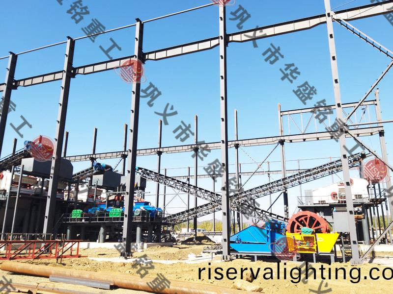 鵞卵石製砂機生(life)産現場