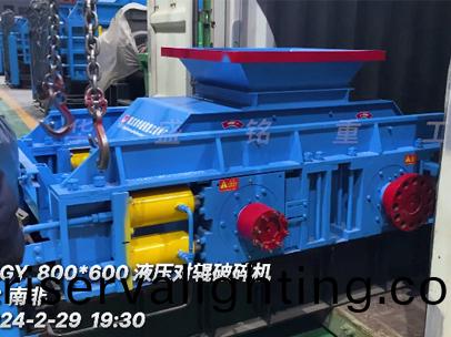 髮徃：南非 800x600型液壓對輥破碎機