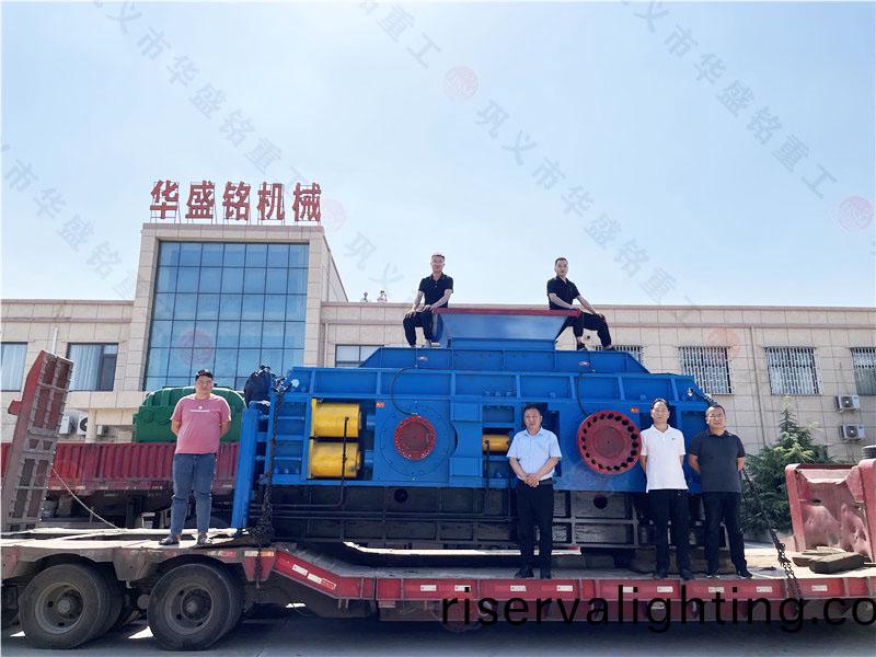 鵞卵石對輥製砂機