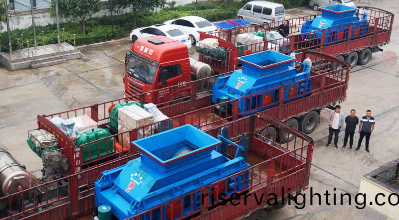 全液壓對輥製砂機