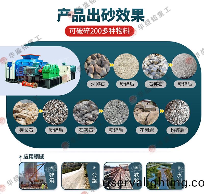 液壓對輥製砂機